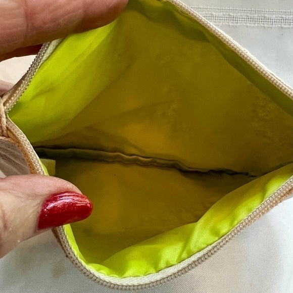 💄3/$12💄5/$15 ipsy Makeup Bag Woven Fabric Pretty Important Stuff EUC Like N…‎ - Picture 4 of 5